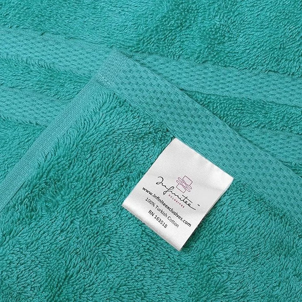Infinitee xclusives teal hand towels