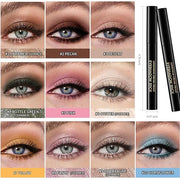 Eyeshadow Stick Waterproof Long Wear Cream Eye Shadow Pencil Single Shimmer Glitter Blendable Smokey Eyeshadow Crayon Crea...