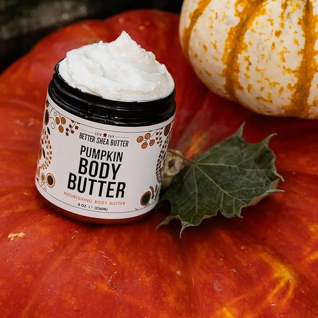 Pumpkin Body Butter with Organic Shea Butter | Pumpkin Spice Lotion for Women | Non Greasy Body Cream | Fall Body Care Fav...