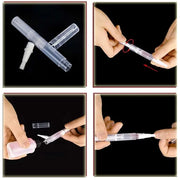 12Pcs 3 ml Empty Nail Oil Pen with Brush Tip, Transparent Twist Pens, Lip Gloss Brush Applicators, Eyelash Growth Liquid T...