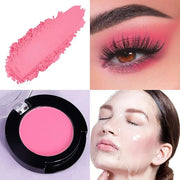 Monochrome Matte Eyeshadow Makeup Palette, Highly Pigmented Pink Red Eyeshadow Palette, Matte Pressed Powder Eye shadow Ma...