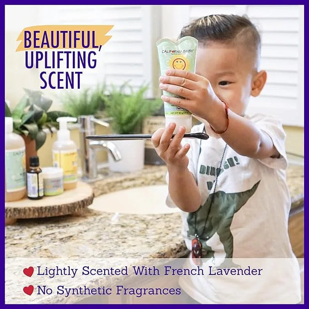 California Baby Calming Hair Gel for Kids | 100% Plant-Based Baby Hair Gel | Medium-Hold | Lavender Scent | Hypoallergenic...