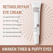 Retinol Repair Eye Cream，Reduces the appearance of dark circles，Stretch wrinkles at the corners of the eyes，moisturize and...