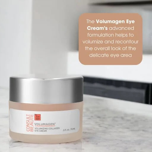 Consult Beaute Volumagen - Collagen Eye Cream - Hydrating - Plumping - Targets Deep Under Eye Hollows - Visibly Smoothen L...