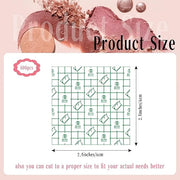 500 Pieces Makeup Hand Palette,Disposable Adhesive Makeup Mixing