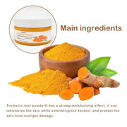 Turmeric Facial Cleanser And Face Scrub Two Piece Set for Face & Body, Turmeric Skincare Set for Women - Product Image