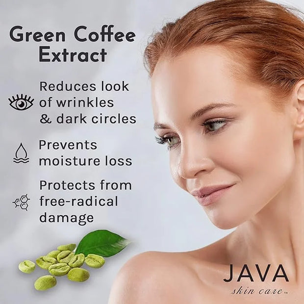 Antioxidant Rich Caffeine Eye Illuminating Serum, Organic Plant-Based Ingredients, Light Delicate Formula Quickly Absorbs ...