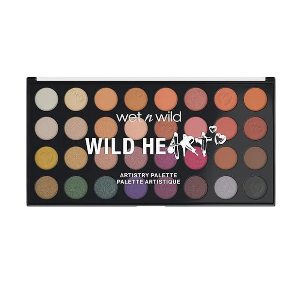 wet n wild Artistry Eyeshadow Makeup 32 Pan Palette, Highly-Pigmented Matte, Shimmer, Metallic Finishes, Long Lasting Buil...