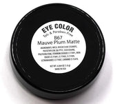 Mauve Plum Matte Satin Velvet Pink Rose Purple Red Opaque Pressed Powder Single Vegan Eyeshadow; Talc, Paraben & Cruelty F...