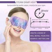 Scienbeauty Steam Eye Mask 20 Packs Lavender Heated Eye Mask Disposable Warm Eye Compress for Dry Eyes,Self Heating Moist ...