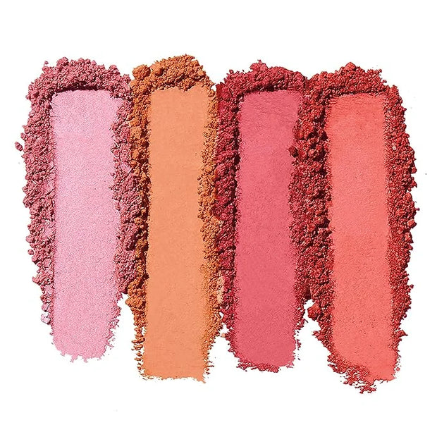 e.l.f. Cosmetics Powder Blush Palette, Four Blush Shades for Beautiful, Long-Lasting Pigment, Light - Product Image