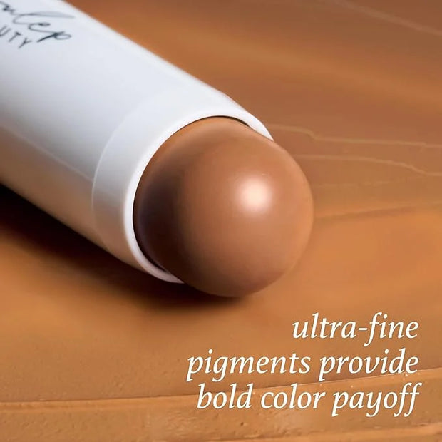 Skip The Brush Contour Duo - Cream to Powder Multi-Purpose Makeup Sticks - Pigmented, Buildable Color for Eyes, Cheeks, an...