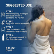 Dr. Berg Biotin Conditioner for Men & Women (Improved High-Performance Formula) - Independently Tested & Certified Paraben...
