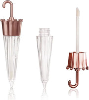 COSIDEA EMPTY 20pcs Umbrella shaped lip gloss tube 5ml, Cute lipgloss tubes containers with wand cosmetic packing containe...