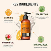 Eve Hansen Anti-Aging Eye Gel - Hyaulronic Acid - Vitamin C Face Cleanser - Product Image