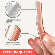 ZOMCHI Eyebrow Razor, Face Razors for Women&Men, Eyebrow Trimmer Shaper with Precision Cover,Facial Shaver with 6 Blades (...