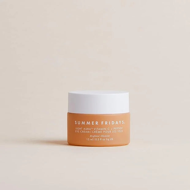 Summer Fridays Light Aura Vitamin C + Peptide Eye Cream - Brightening Eye Cream with an Illuminating and Hydrating Formula...