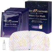 Microcurrent Steam Eye Mask, Self Heated Warm Compress For Fast Relief 7Pcs - Product Image