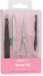 Amazon Basics 4 Piece Brow Kit, black - Product Image