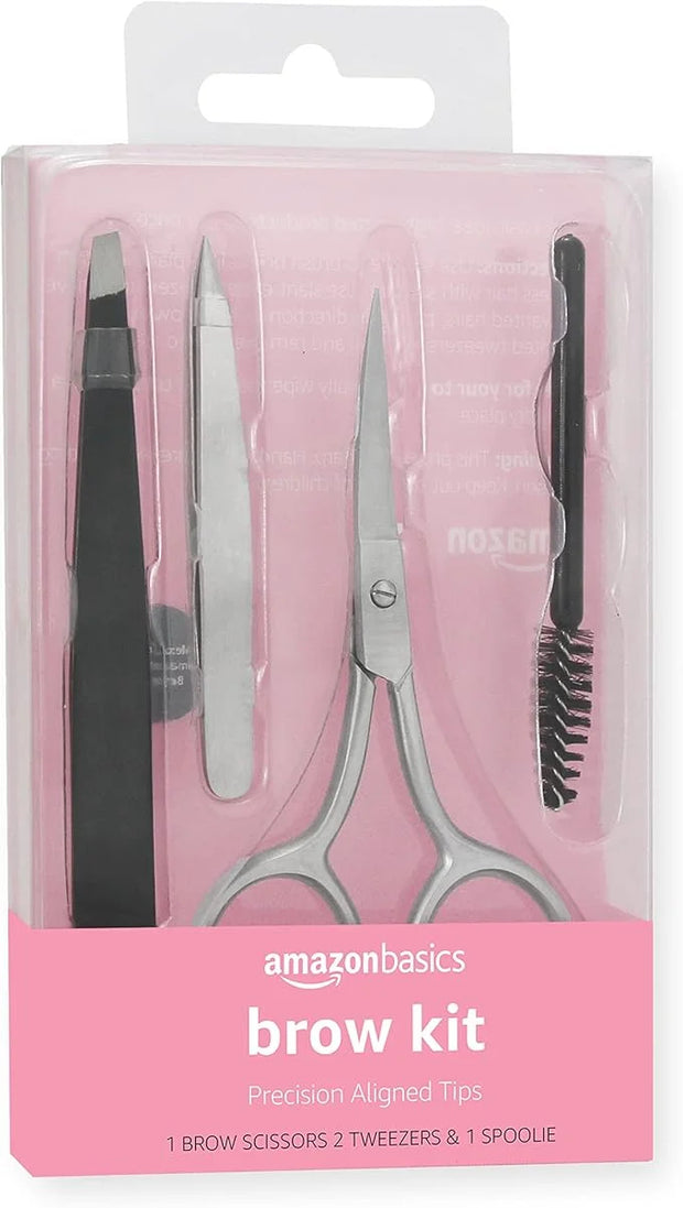 Amazon Basics 4 Piece Brow Kit, black - Product Image