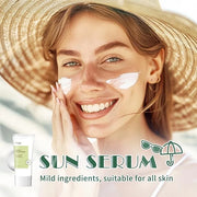 𝐶𝑒𝑛𝑡𝑒𝑙𝑙á Korean Sunscreen Calming Moisture Daily Sunscreen SPF 50+ PA++++, Facial Sunscreen for Women, Water-fit Sun Serum...