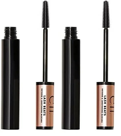 e.l.f. Lash Beats Mascara, Defining & Lengthening Formula for Mega Long Lashes, Creates Natural-Looking Long & Defined Las...