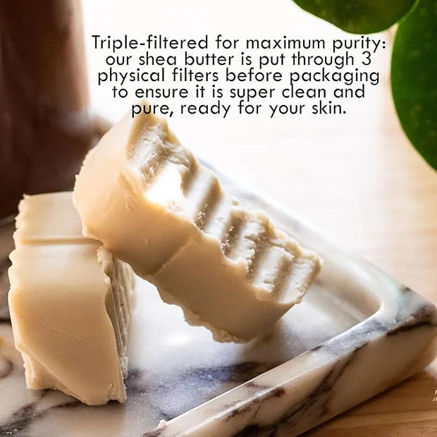 Organic Shea Butter Raw Unrefined | Pure African Shea Butter for Hair & Dry Skin | Natural Face Moisturizer | Body Butter ...