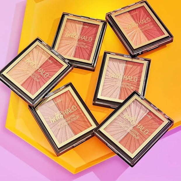 wet n wild MegaGlo Blushlighter, Blendable Blush & Highlighter Set, Shimmery Metallic Finish, I Met Someone - Product Image
