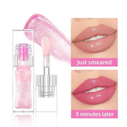 Magic Color Changing Moisturizing Lip Glow Oil Plumping Glimmer Glow Lipstick, Hydrating Lip Gloss Lip Care, Long Lasting ...