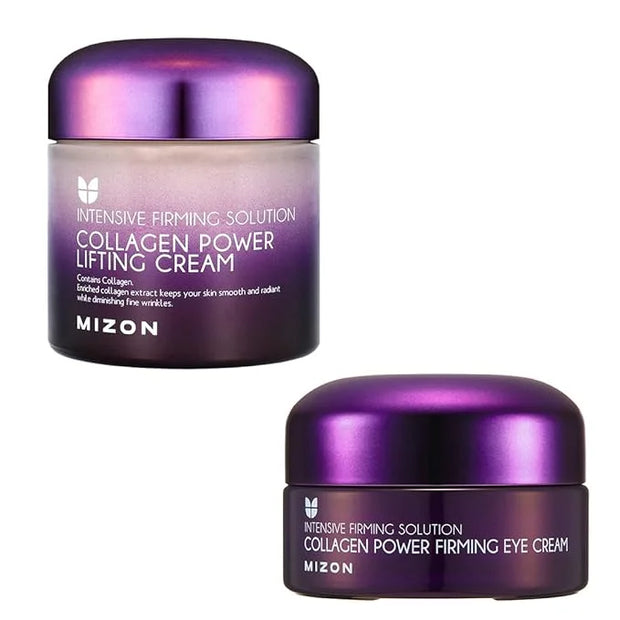 MIZON Collagen Line Collagen Power Firming Eye Cream 25ml + Collagen lifting cream 75ml, Collagen, Wrinkle Care, Moisture,...