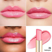 Oulac Shine Pink Lipstick for Women, 2 in 1 Glossy Light Pink Tinted Lip Balm, Hydrating Lipstick for Dry Lips, Moisture S...