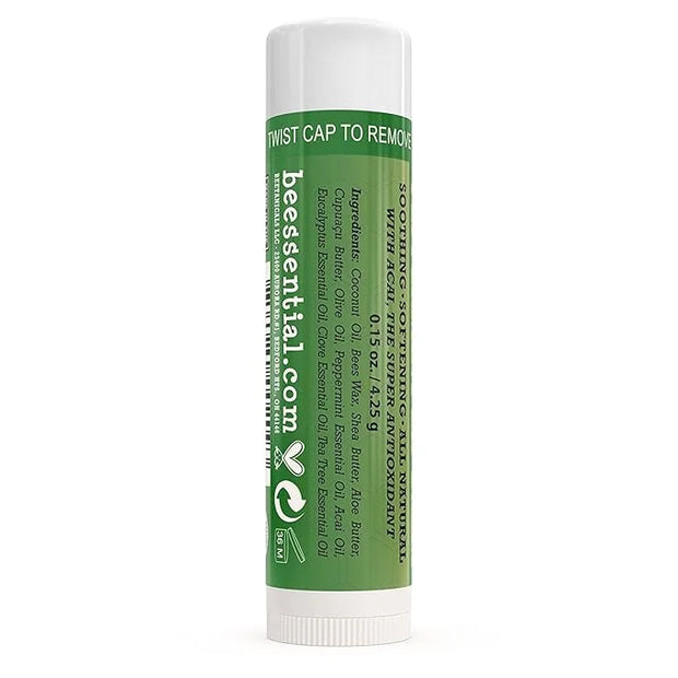 Beessential Natural Bulk Lip Balm, Peppermint, Gifts,