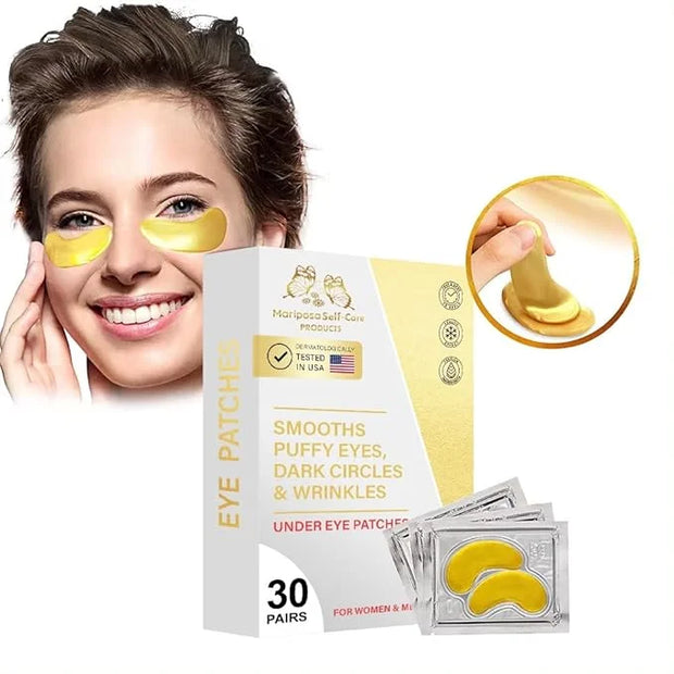 24K Gold Eye Masks - Product Image