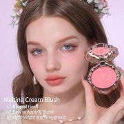 Flower Knows Violet Strawberry Rococo Glitter Lip Gloss G02+Little Angel Embossed Blush 02 - Product Image