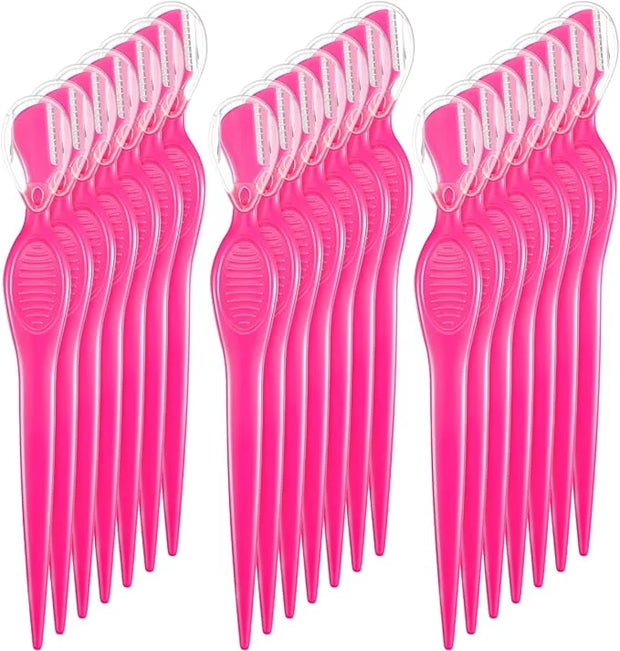 Mudder 21 Pcs Eyebrow Razor Eyebrow Shaver Facial Razor Multipurpose Face Trimmers with Precision Cover for Women Makeup C...