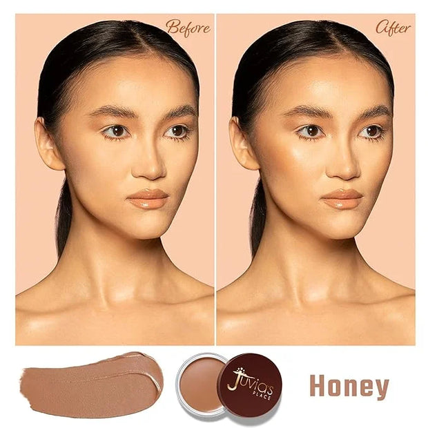Juvia's Place Bronzed Cream Bronzer - Honey - Smooth Cream Bronzer Pot for Sun-Kissed Glow & Warmth, Buildable & Blendable...