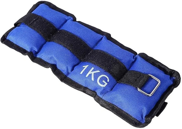 2x 1kg/2.2lb Wrist Ankle Weights for Women - Product Image