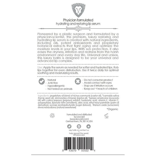 Organic Lip Balm - Hydrating, Natural Daily