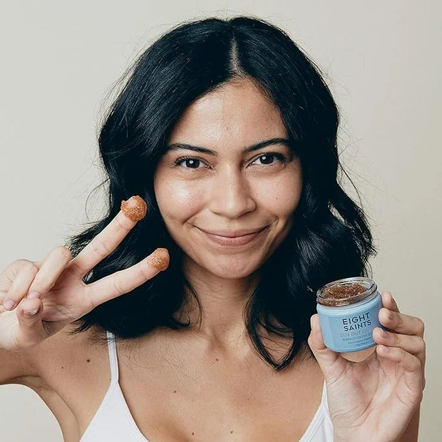 Eight Saints Zen Out Of Ten Bamboo Detox Face Scrub Exfoliator, Natural and Organic Daily Exfoliating Facial Scrub With Ba...