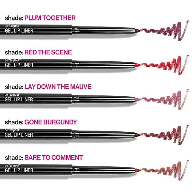 wet n wild Perfect Pout Matte Retractable Gel Lip Liner Pencil, Rich Creamy Long Lasting Color, Well-Defined and Flawless ...