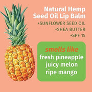 Hempz SPF 15 Lip Balm, Sweet Pineapple & Honey Melon Herbal Soothing Lip Care, for Men or Women .44 oz. - Product Image