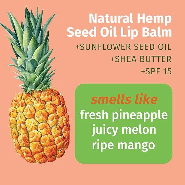 Hempz SPF 15 Lip Balm, Sweet Pineapple & Honey Melon Herbal Soothing Lip Care, for Men or Women .44 oz. - Product Image