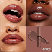 NYX PROFESSIONAL MAKEUP Butter Gloss, Non-Sticky Lip Gloss - Ginger Snap (Chocolate Brown) - Product Image