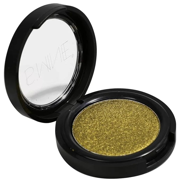 ISMINE Single Eyeshadow Powder Palette Shimmer Gold, High Pigment, Longwear Single Gold Eye Makeup for Day & Night (#16) -...