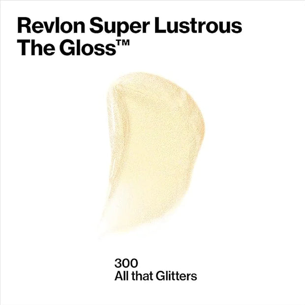 Revlon Super Lustrous Lip Gloss, Non-Sticky, Hydrating, High Shine Finish, 300 All That Glitters, 0.13 oz - Product Image