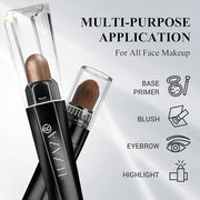 3Pcs Eyeshadow Stick Set, Matte And Shimmer Creamy Brown Gold Nude Shadow Pencil, Waterproof Long Lasting Smoky Eye Makeup...