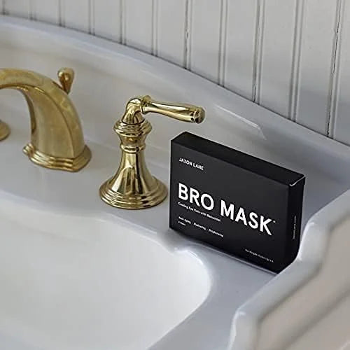 BRO MASK Under Eye Gel Pads: Cooling Eye Patches for Dark Circles and Puffiness | Anti Aging Hydrogel Eye Patch Set + Baku...