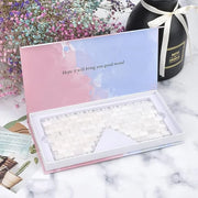 ideayard White Jade Eye Mask Cooling Jade Premium Sleep Eye Mask 100% All Natural Soothe Eye Fatigue - Product Image