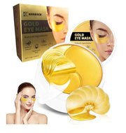 24K GOLD Eye Mask - 60 Pcs Collagen Under Eye Mask,Puffy Eyes and Dark Circles Treatments, Reduce Wrinkles and Fine Lines ...