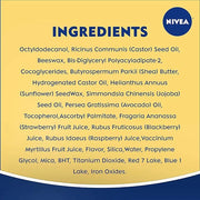 NIVEA Lip Balm, Blackberry Flavored Tinted